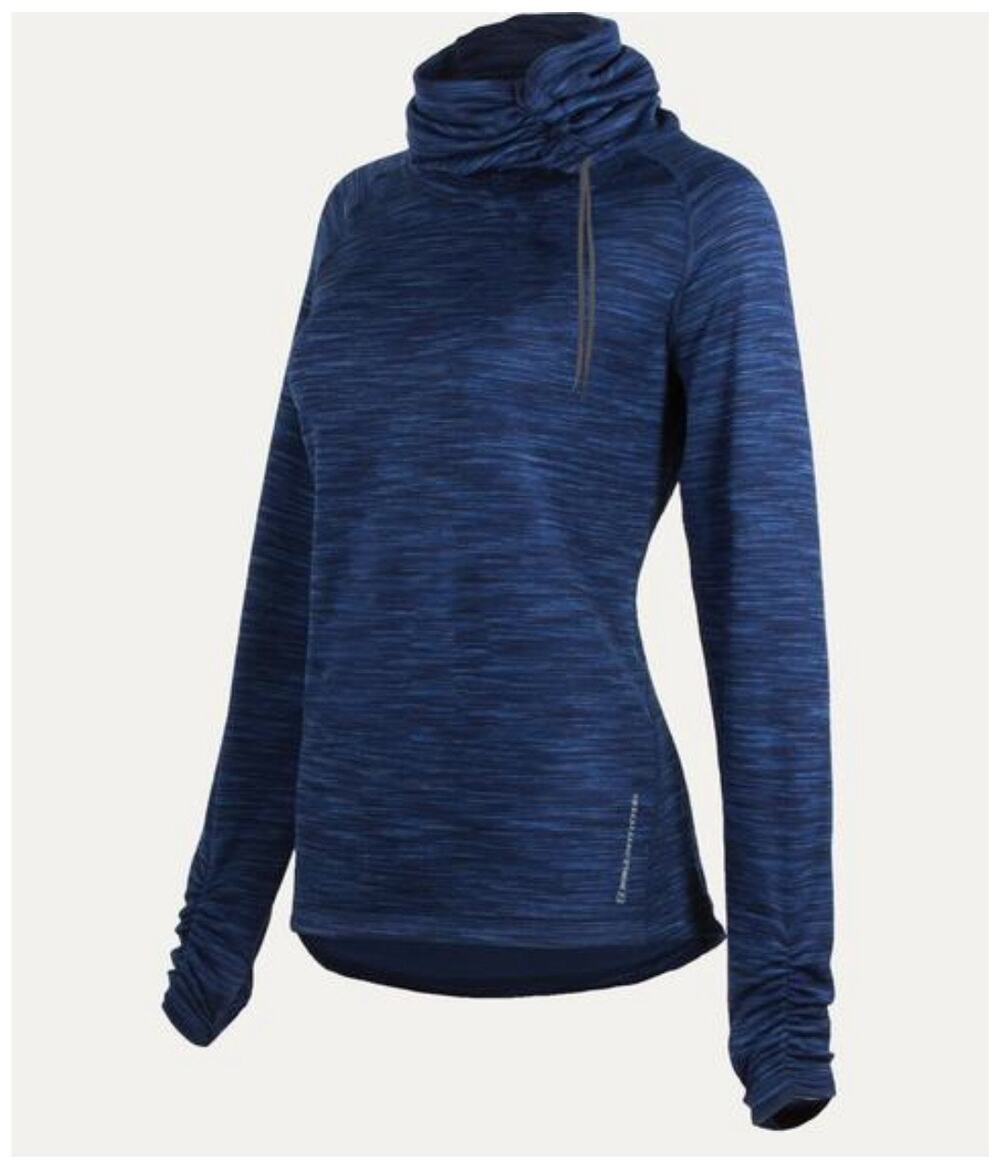 Women’s Noble Outfitters Elements Equestrian Cowl-neck Blue French Terry Size XL